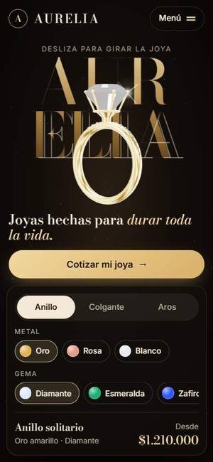 Vista móvil de Aurelia Joyas