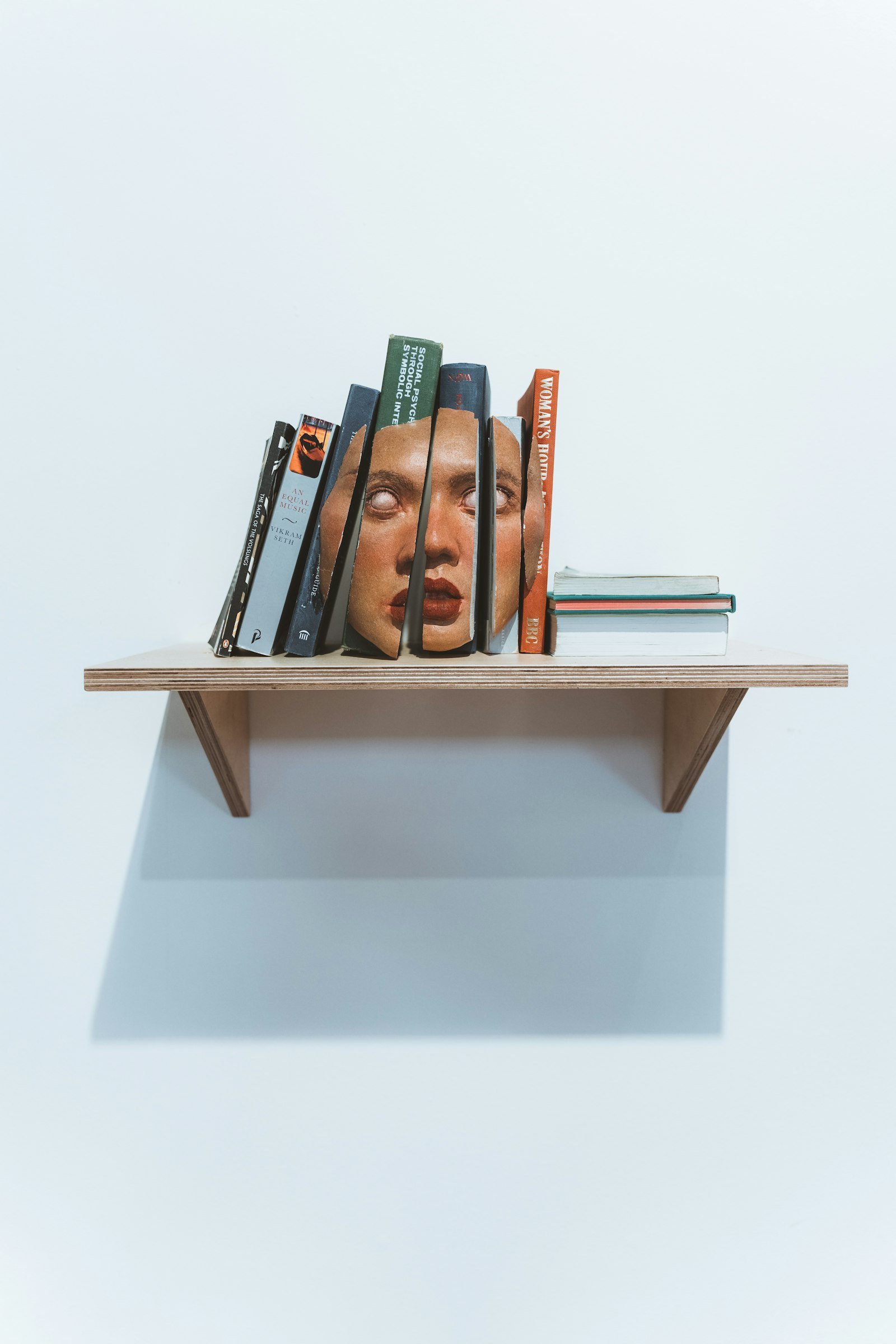 Estanteria de productos organizados como catalogo de tienda