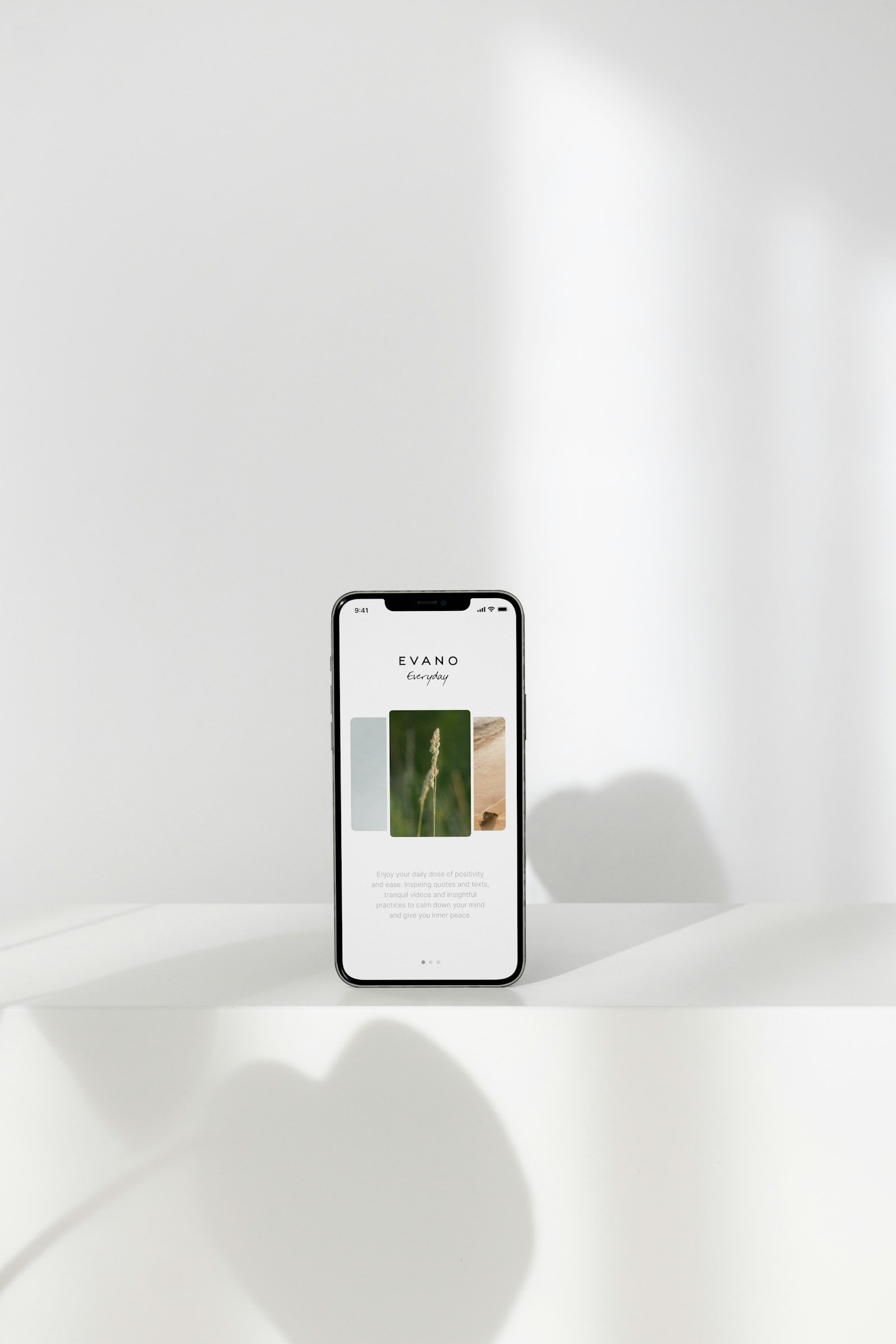 Página web responsive vista en un teléfono móvil